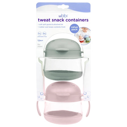 Sage & Blush Pink Tweat Twin Pack